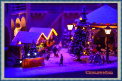 Weihnachtsmarkt Diorama