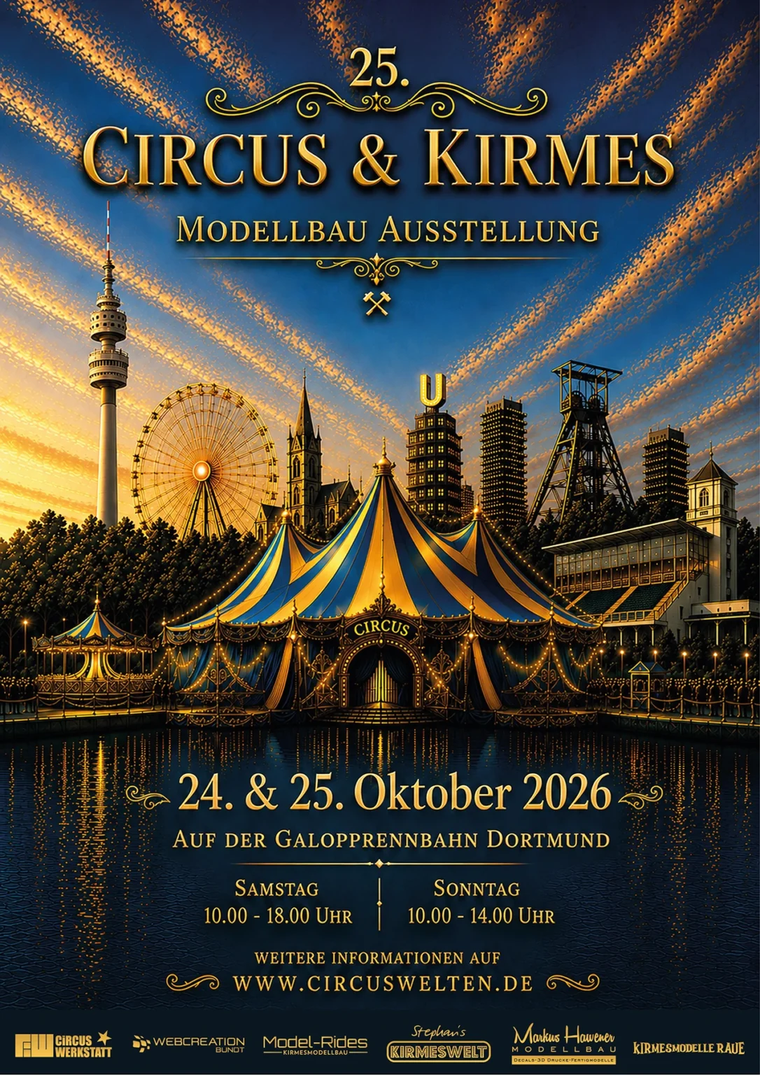 25. Circus & Kirmeswelten Modellbau-Ausstellung in Dortmund