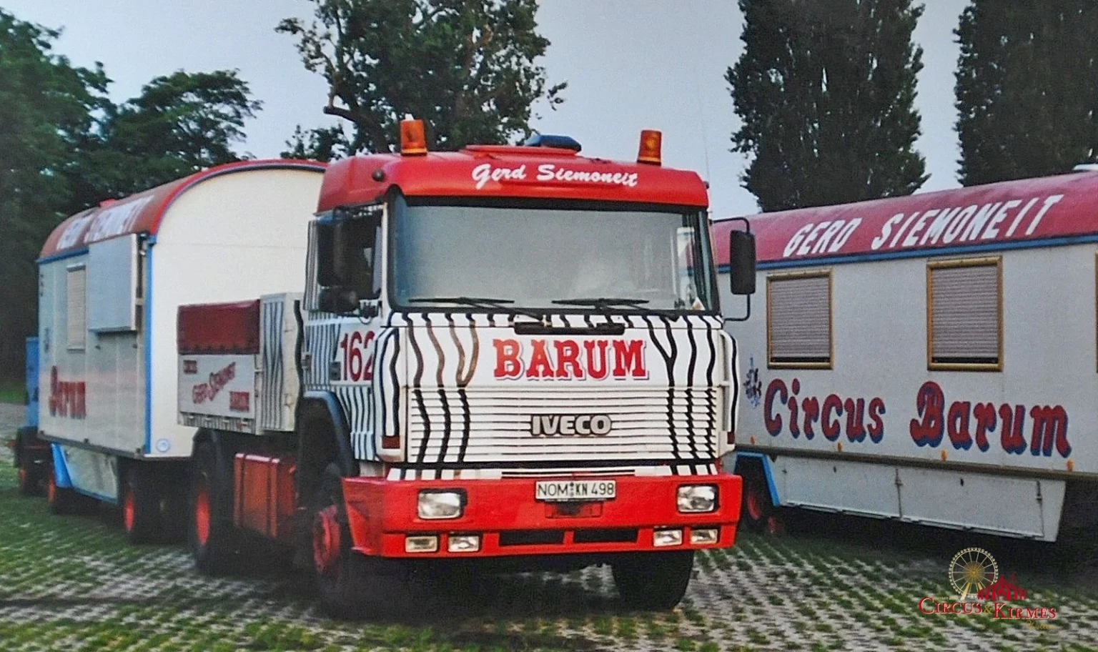 2001 Circus Barum Ankunft in Warendorf
