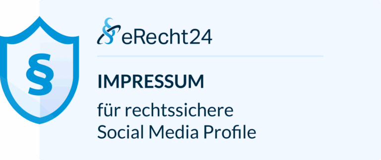 Impressum Social Media